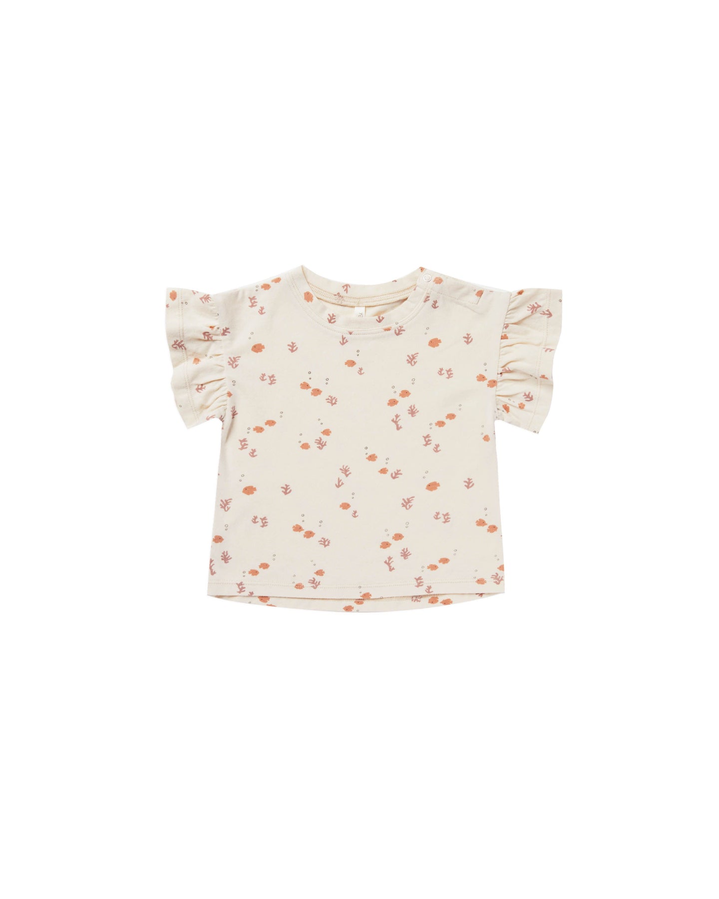 Rylee + Cru - Flutter Tee - Angelfish - Natural