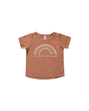 Load image into Gallery viewer, Rylee + Cru - Rainbow Basic Tee - Terracotta