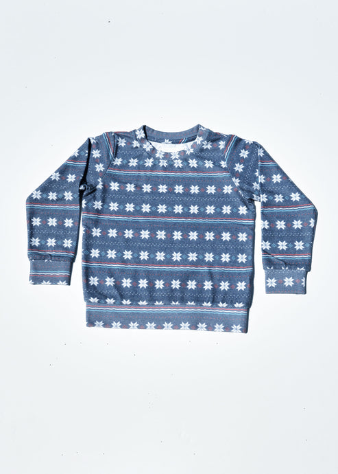 Sol Angeles - Fair Isle Hacci Pullover - Snowflake