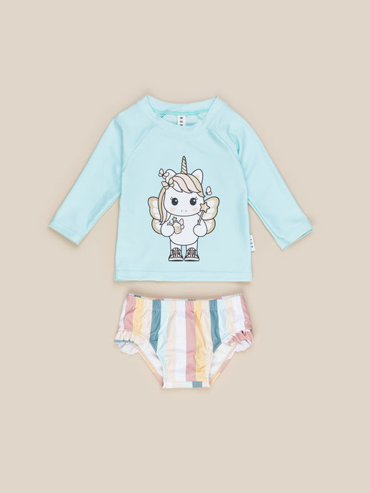 Huxbaby - Fairy Unicorn Swim Set - Multi