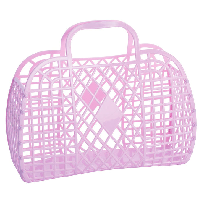 Sun Jellies - Retro Basket - Large - Lilac