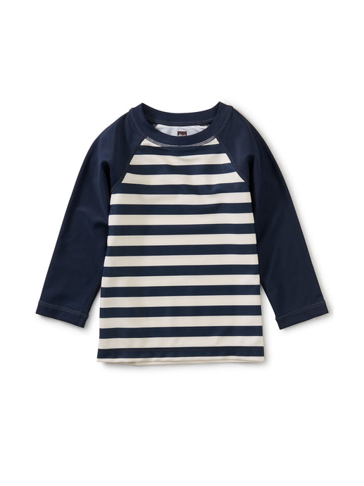 Tea Collection - Long Sleeve Baby Rash Guard - Swim Stripe