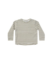 Load image into Gallery viewer, Long Sleeve Skater Tee - Fern Stripe