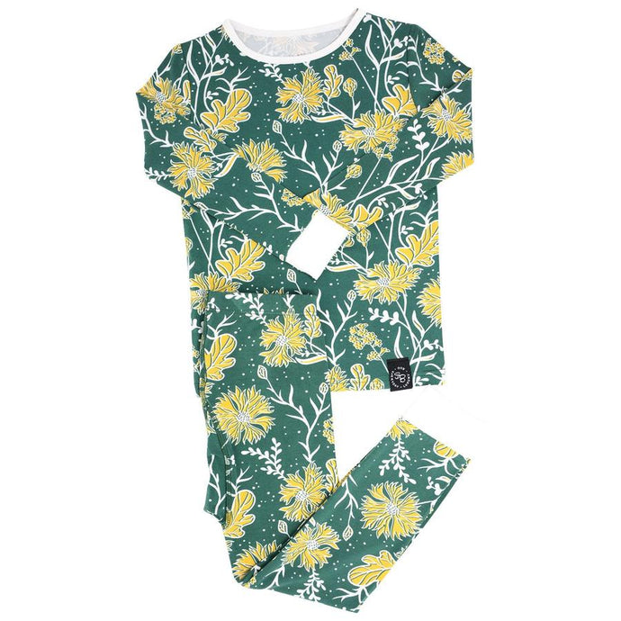Big Kid Pj Long Sleeve -  Field Flower