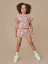 Load image into Gallery viewer, Huxbaby - Organic Flower Bear Frill Playsuit - Dusty Plum