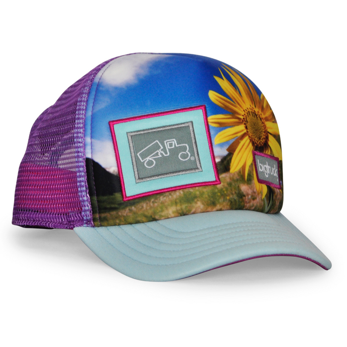 Original Kids Toddler Sublimated Flower Power Purple