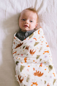 Muslin Swaddle - Forest Friends