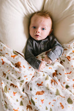 Load image into Gallery viewer, Muslin Swaddle - Forest Friends
