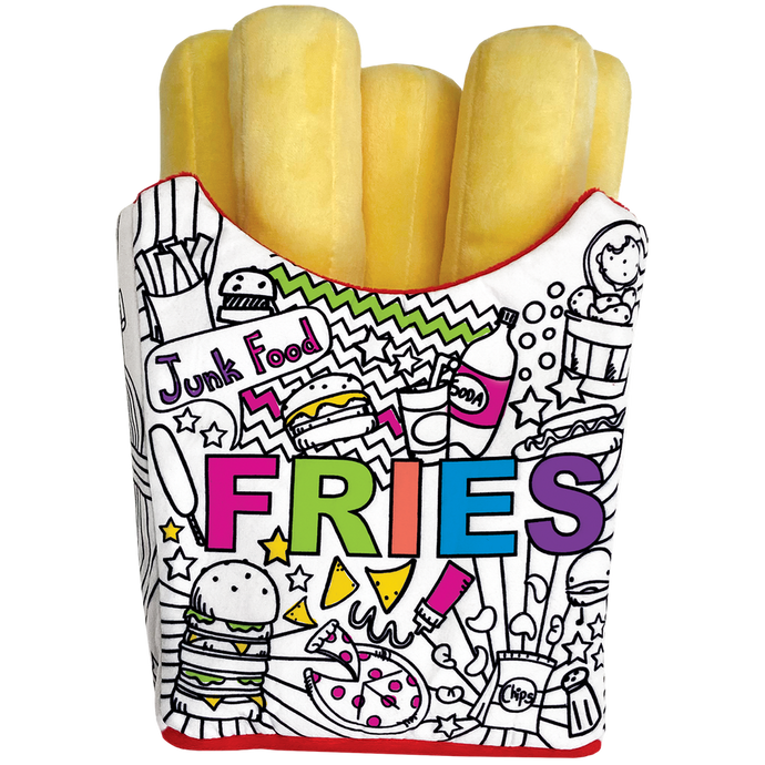 Fries 3-D Color Me Pillow
