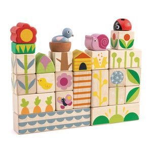 Tender Leaf Toys - Garden Blocks Set of 24