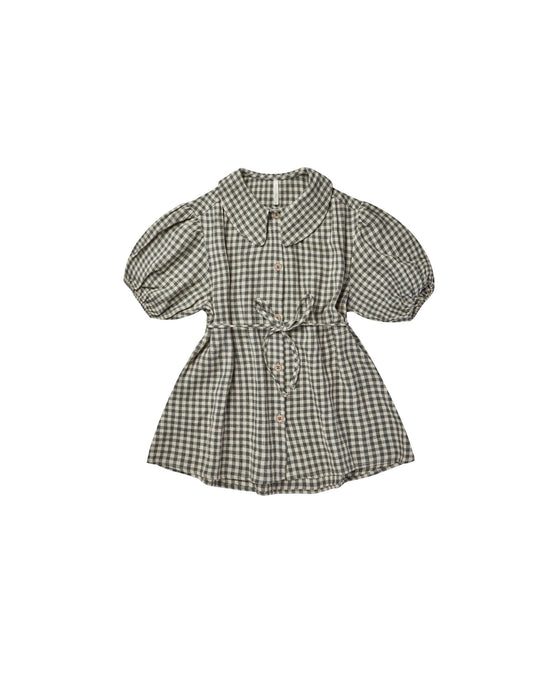 Rylee + Cru - Olive Dress - Marine Gingham