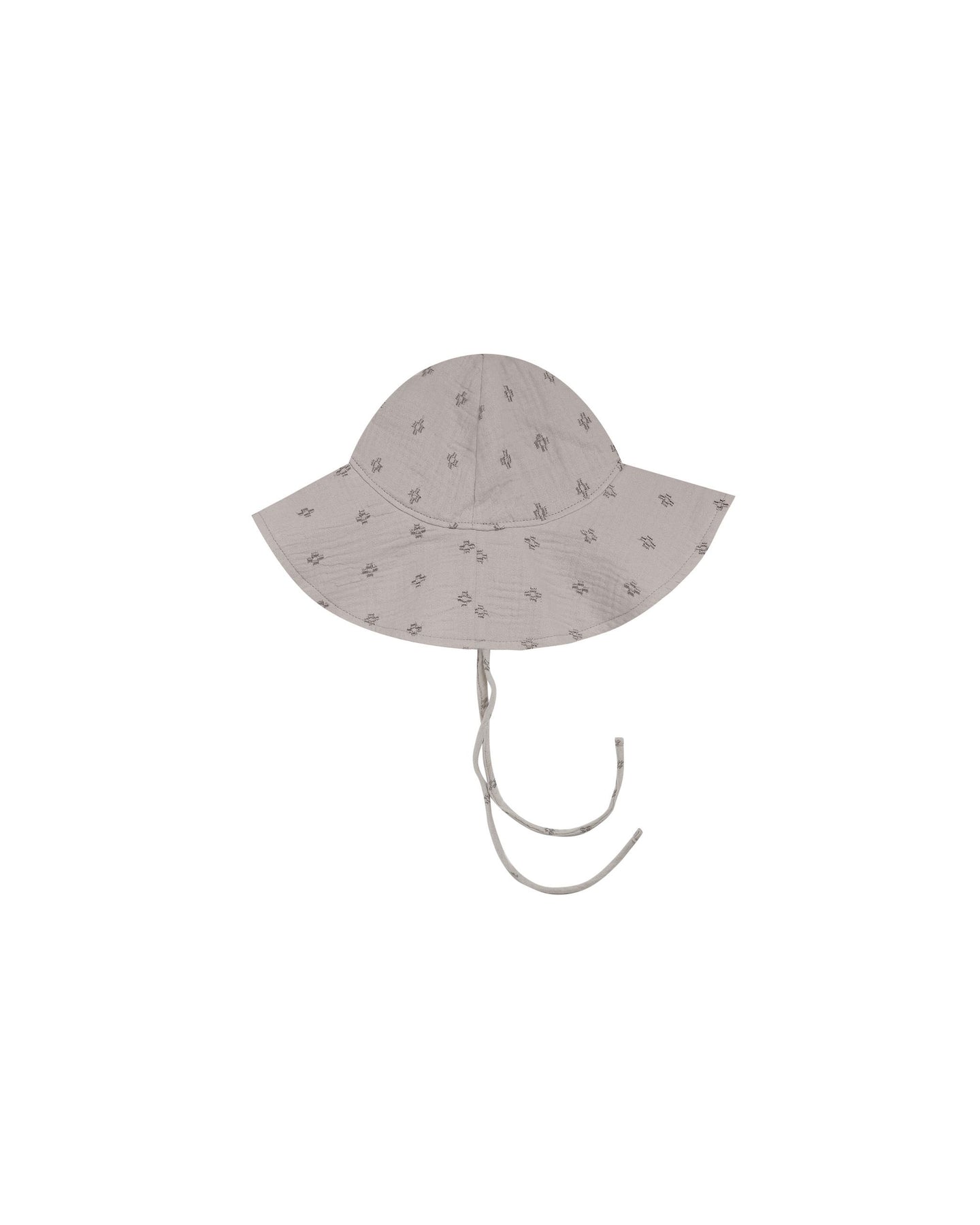 Rylee + Cru - Geo Embroidery Floppy Sun Hat - Cloud