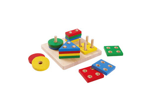 Plan Toys - Geometric Sorting Board