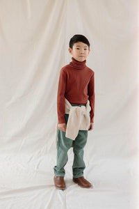 Fin & Vince - Organic Primary Turtleneck - Gingerbread