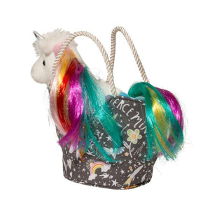 Douglas - Girl Power Sassy Sak with Rainbow Unicorn