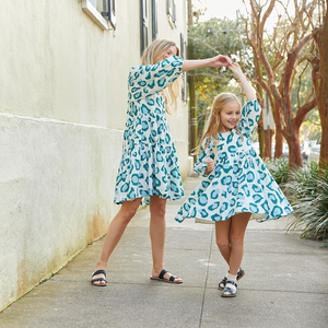 pink chicken leopard dress Girls Dress Pink Chicken Liza Leopard (Size 12 left) 12 / Leopard Metallic