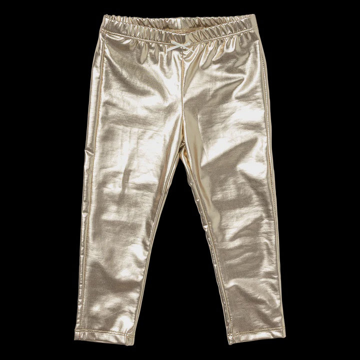 Girls Light Gold Legging