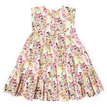 Load image into Gallery viewer, Pink Chicken - Girls Rue Dress - Multi Ditsy Floral