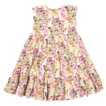 Load image into Gallery viewer, Pink Chicken - Girls Rue Dress - Multi Ditsy Floral