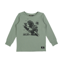 Load image into Gallery viewer, Gone Surfing LS T-Shirt - Khaki