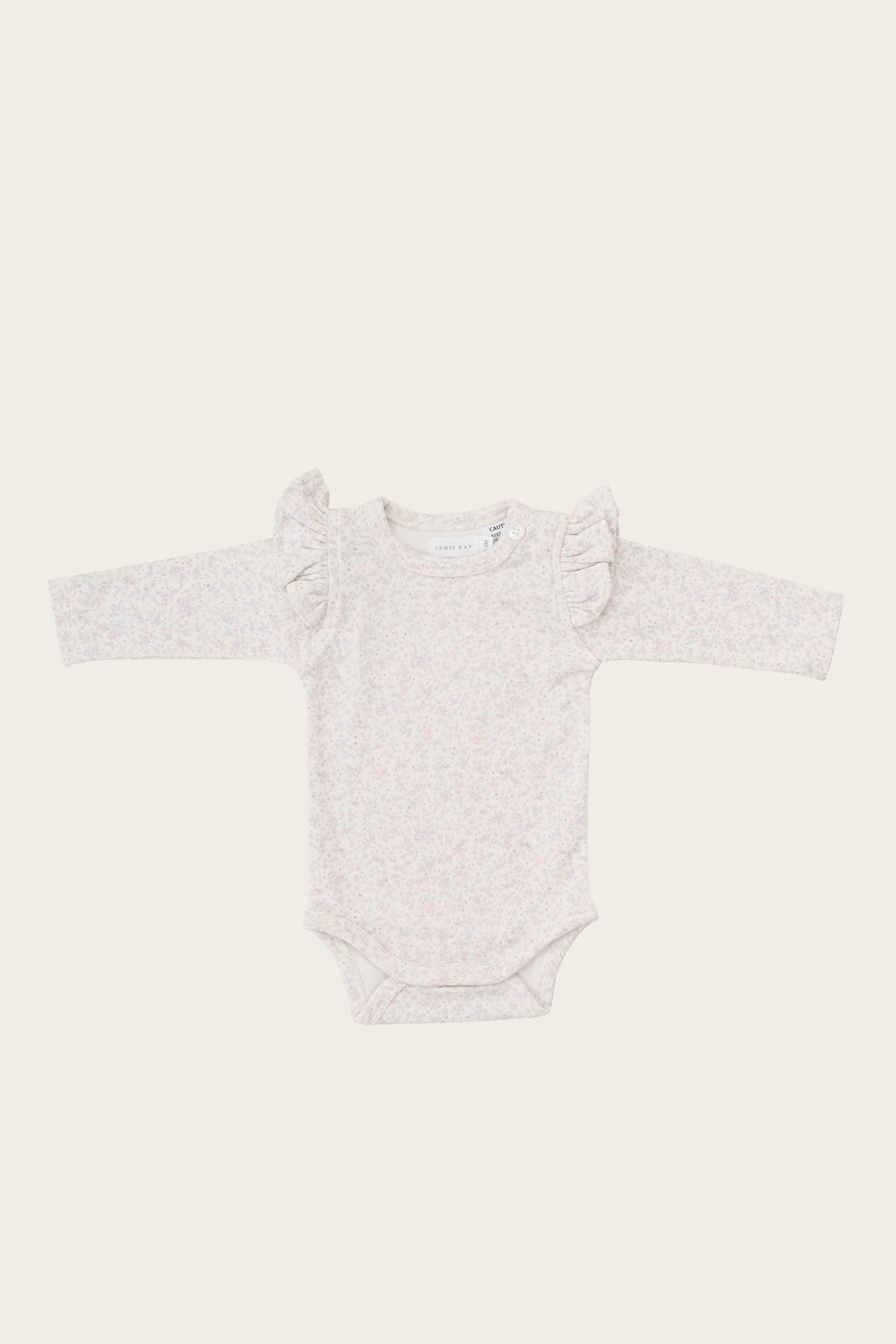Jamie Kay - Organic Cotton Frill Bodysuit - Hana Floral