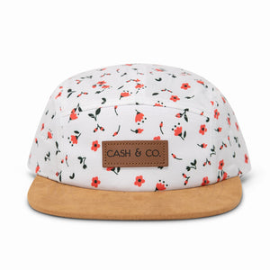 Cash & Co. - Haven - White/Floral Print Hat