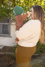 Load image into Gallery viewer, Fin &amp; Vince - Organic Ribbed Longsleeve Onesie - Hazelnut