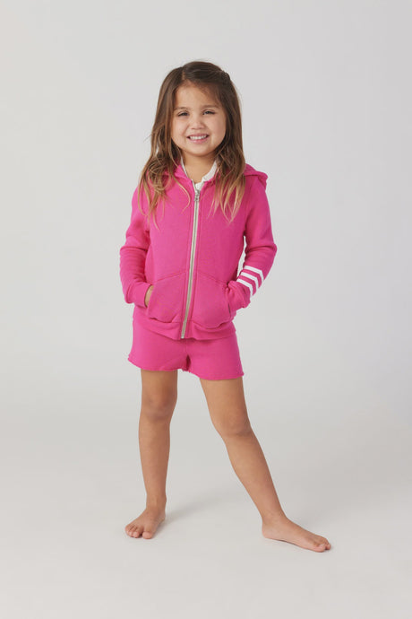 Sol Angeles - Kids Coastal Waves Zip Hoodie - Dahlia