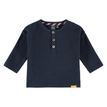 Load image into Gallery viewer, Babyface - Organic Baby Boy Long Sleeve Tee - Navy