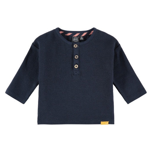 Babyface - Organic Baby Boy Long Sleeve Tee - Navy