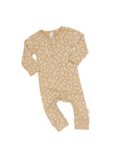 Load image into Gallery viewer, Organic Honey Bee Rib Romper - Honey