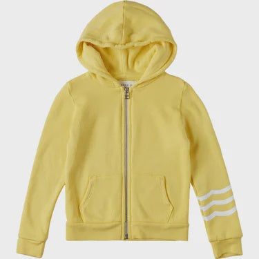 Sol Angeles - Kids Coastal Waves Zip Hoodie - Lemon