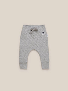 Huxbaby - Organic Stitch Drop Crotch Pant - Grey