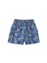 Load image into Gallery viewer, Tea Collection - Paperbag High-Waist Shorts - Island Fruit in Blue
