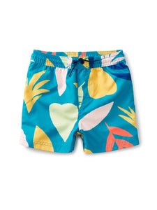 Tea Collection - Baby Swim Trunks - Island Breeze in Teal