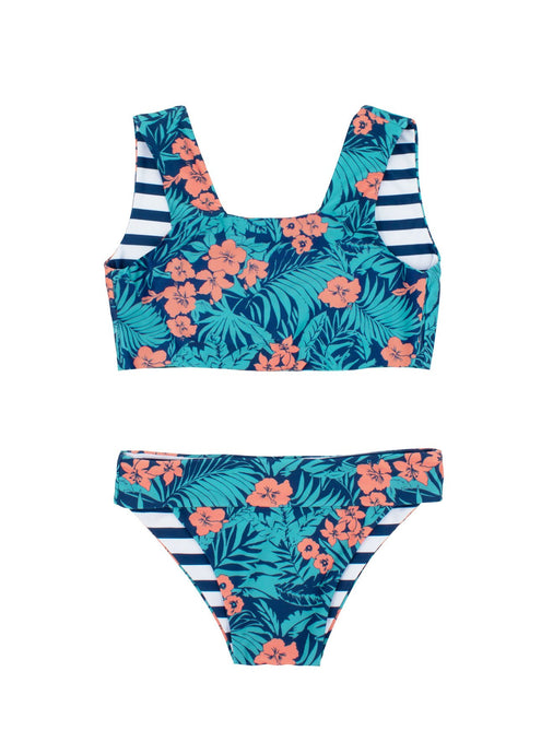 Island Hopper Reversible Bikini - Navy