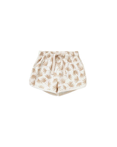 Rylee + Cru - Swim Trunk - Palms - Ivory