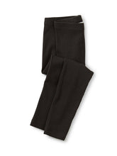 Load image into Gallery viewer, Tea Collection - Pointelle Leggings - Jet Black