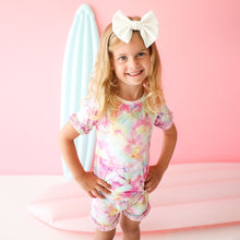 Load image into Gallery viewer, Posh Peanut - Joplin - Ruffled Short Sleeve Ruffled Short Pajamas