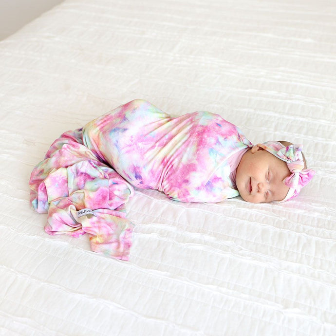 Posh Peanut - Joplin - Infant Swaddle & Headwrap Set