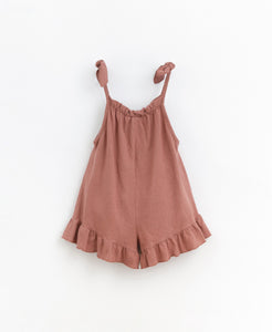Play Up - Organic Jersey Jumpsuit - Red Clay