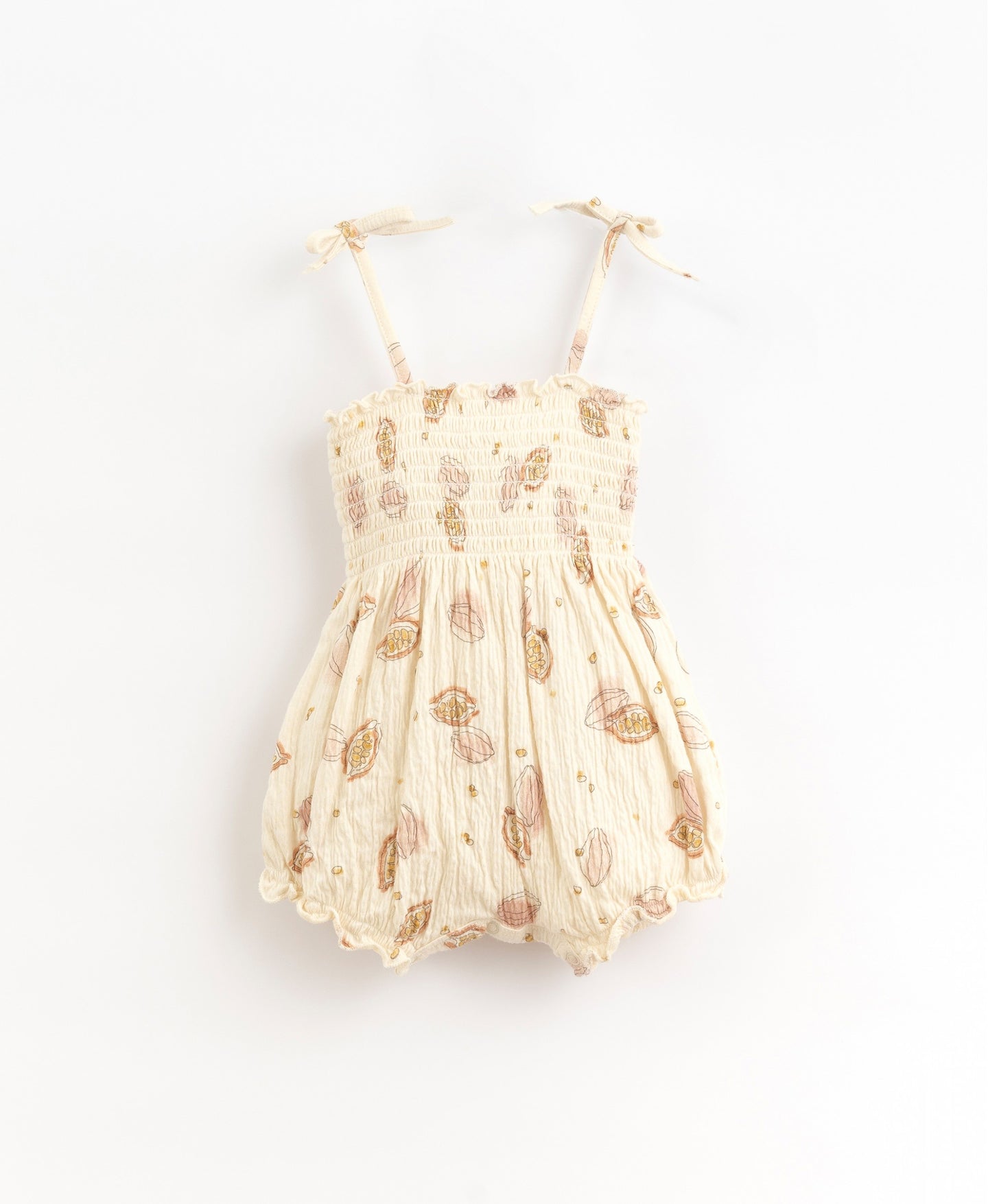 Play Up - Organic Smocked Jumpsuit - Karite