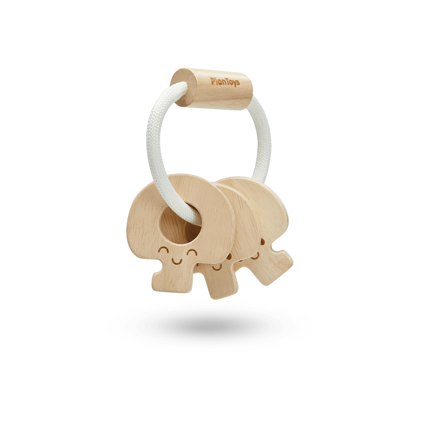 Plan Toys - Baby Key Rattle - Natural