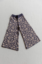 Load image into Gallery viewer, Raised by Water - Floral Knit Pants - Navy