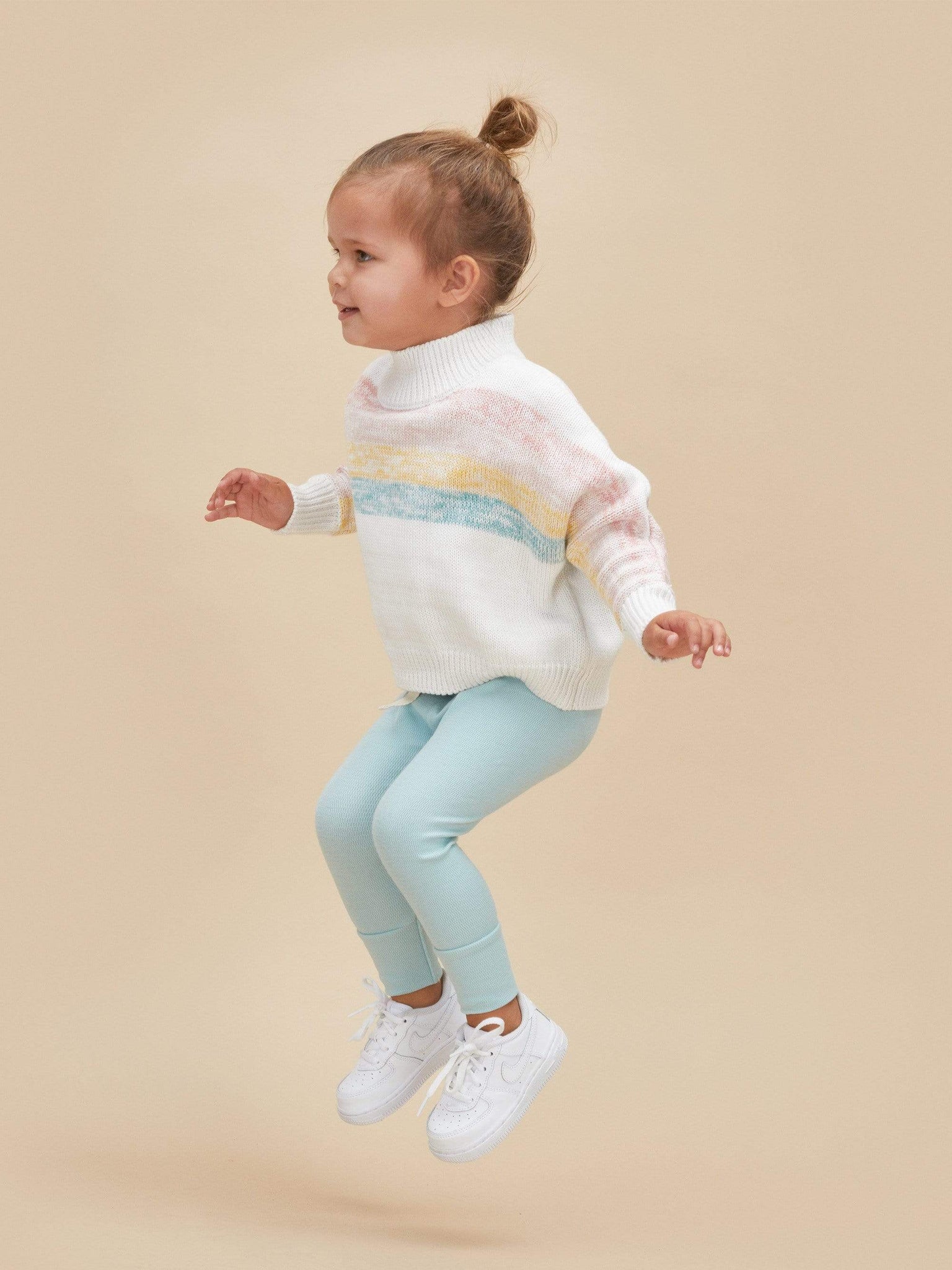 Huxbaby - Organic Over the Rainbow Knit Jumper - Off White/Rainbow – Jack +  Emmy