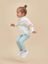 Load image into Gallery viewer, Huxbaby - Organic Over the Rainbow Knit Jumper - Off White/Rainbow