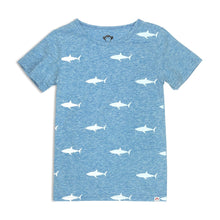 Load image into Gallery viewer, Appaman - Short Sleeve Tee Great White - Moonlight Blue Heather