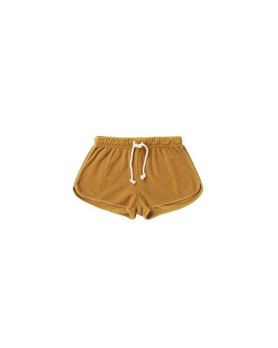 Rylee + Cru - Gold Terry Track Short - Gold