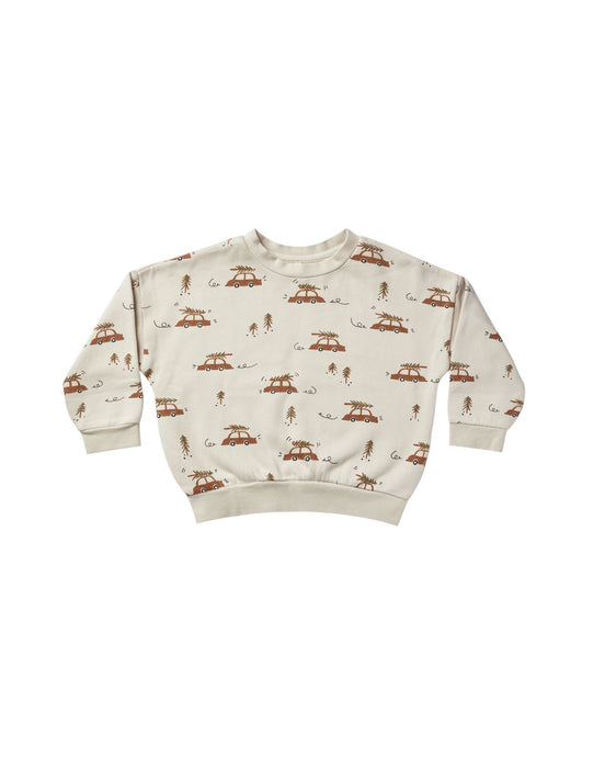 Rylee + Cru - Home For The Holidays Crewneck Sweatshirt - Natural