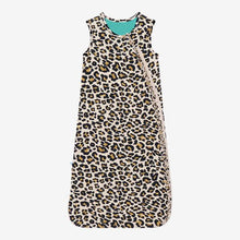 Load image into Gallery viewer, Posh Peanut - Lana Leopard - .5 Tog Sleeveless Ruffled Sleep Bag